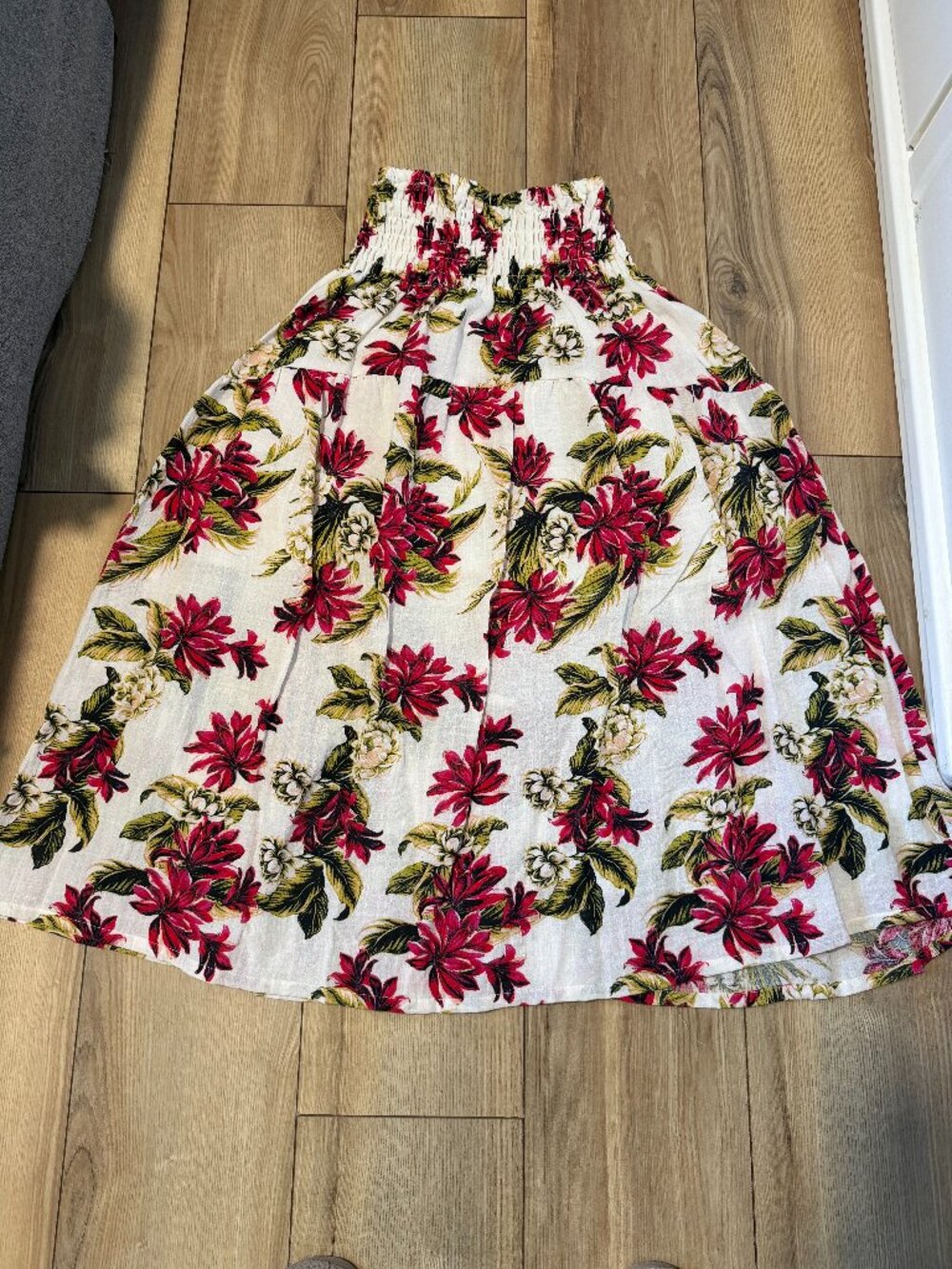 Ophelia Roe Long Tropical Maxi Skirt sz XL